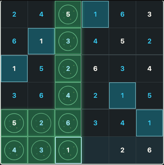 Sudoku board, nearly solved